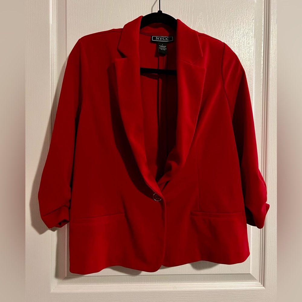 New York Clothing Co. Red Blazer